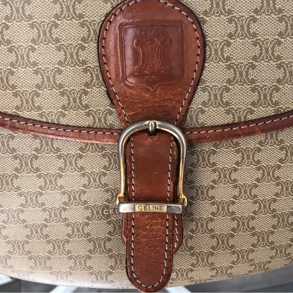 Vintage CELINE Macadam Crossbody Bag - Picture 6 of 17